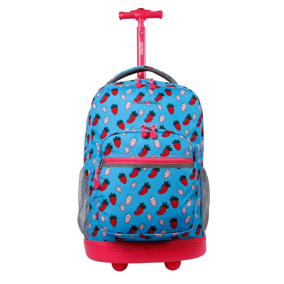 Sunrise Rolling Backpack (18 Inch) in Strawberry - Final Sale