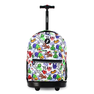 Sunrise Rolling Backpack (18 Inch) in Street Art