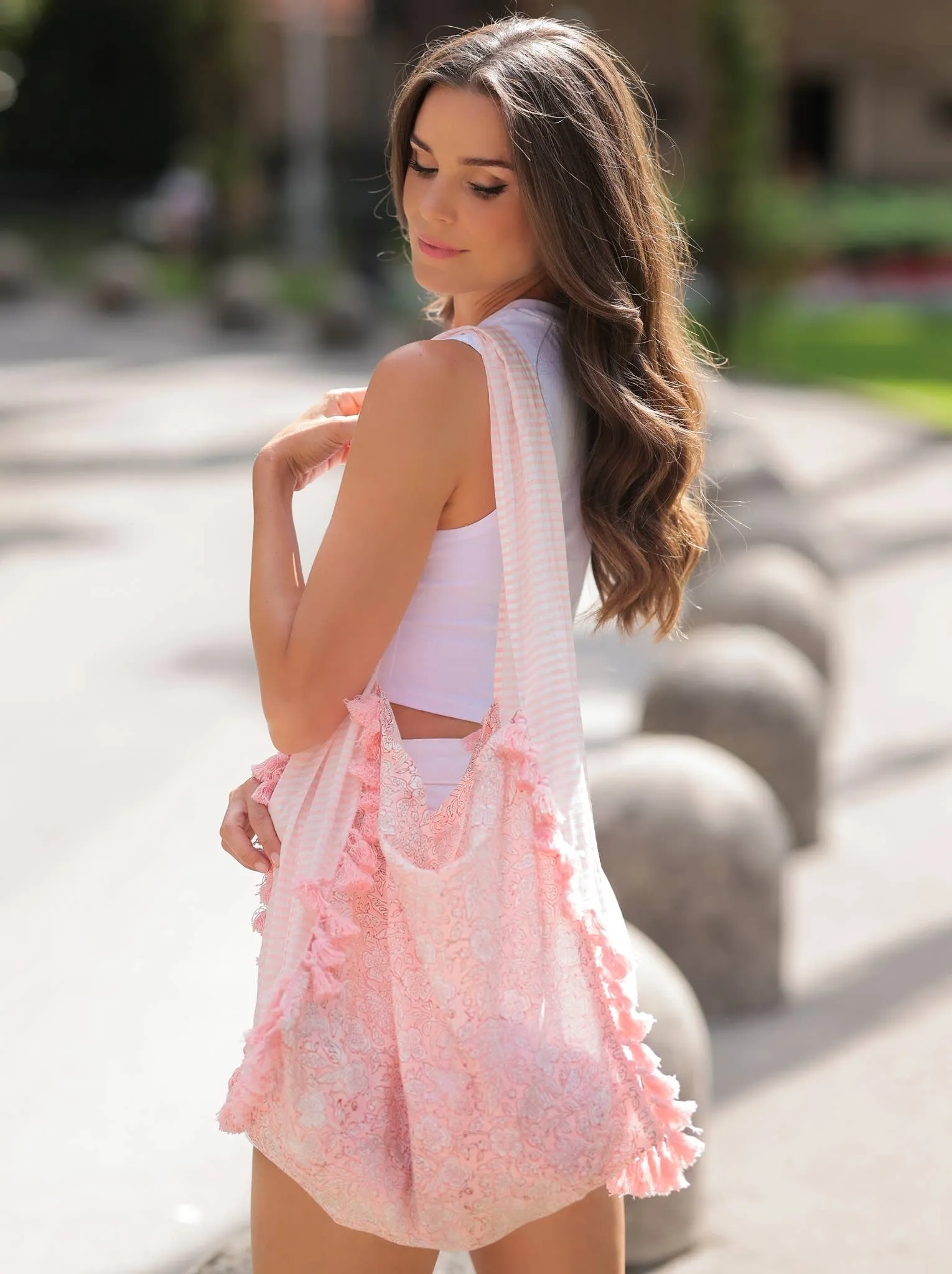 Sunset Breeze Hobo Bag