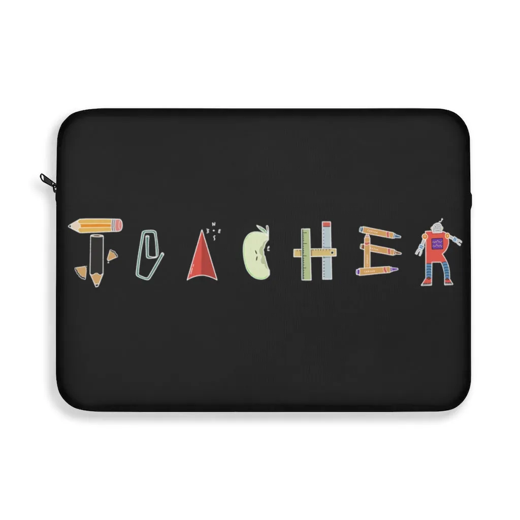 Teacher Objects Laptop Sleeve
