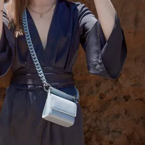 Tranquil Leather Sky Blue Mini Bag