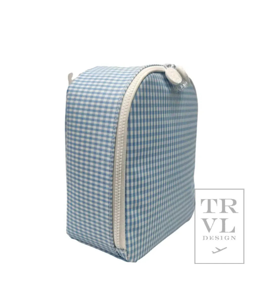 TRVL: Bring It Lunch Bag - Gingham Mist