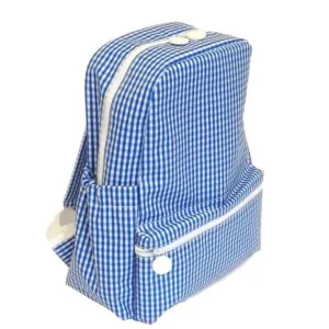 TRVL Design BACKPACKER - Gingham Royal Backpack
