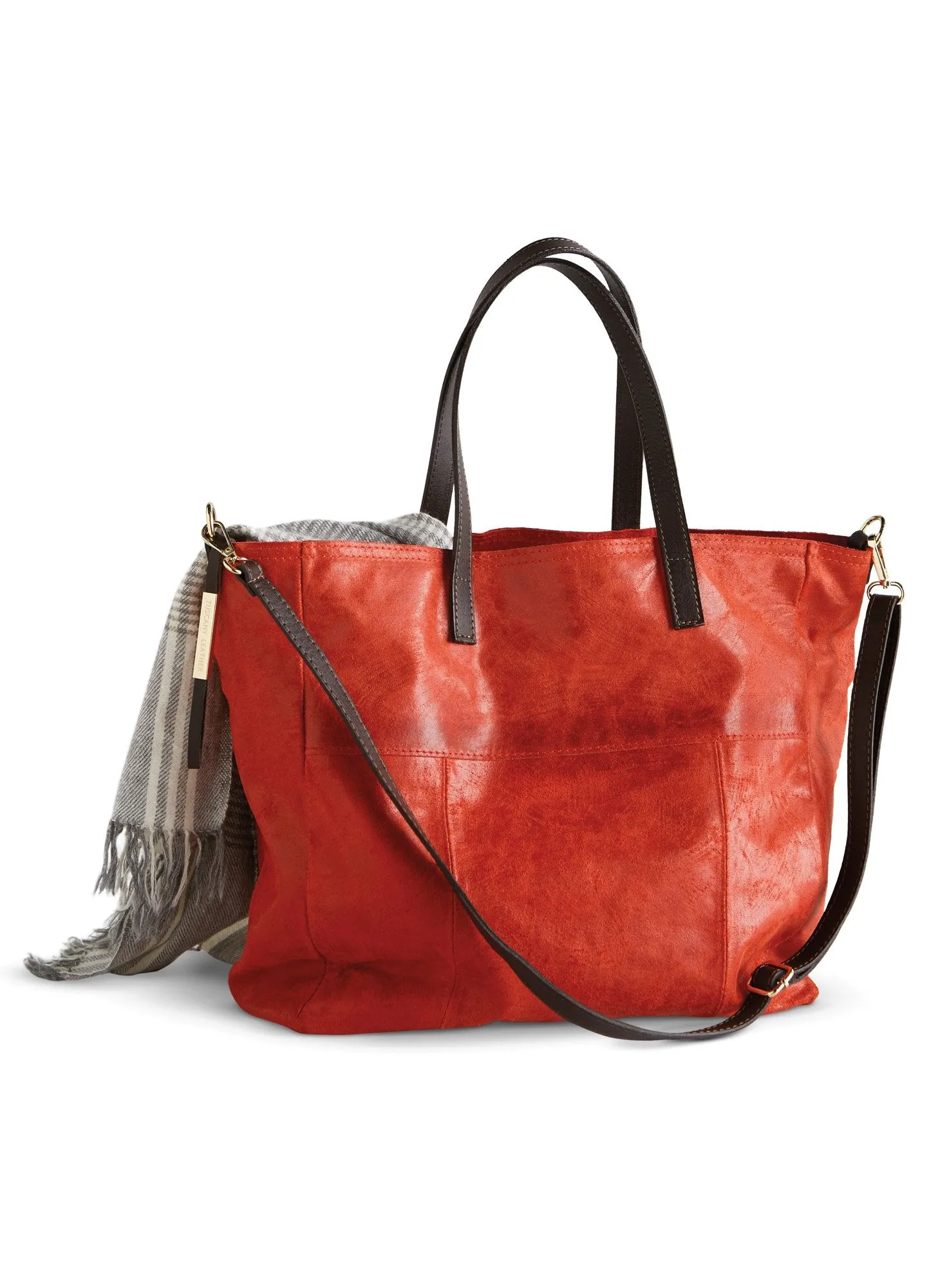 Tuscan Brushed Leather Tote