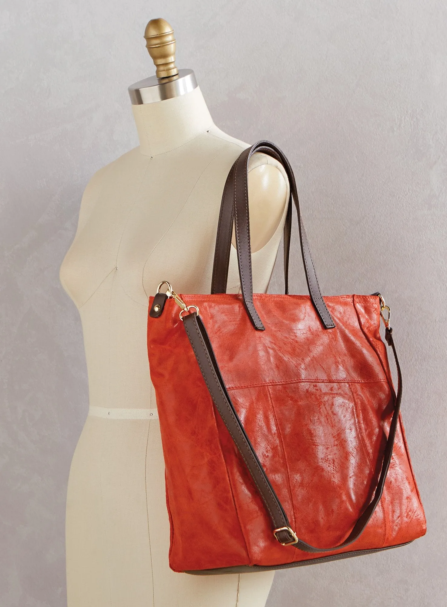 Tuscan Brushed Leather Tote
