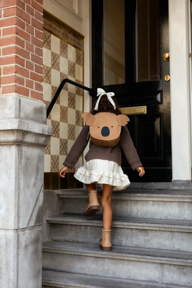 Umi Schoolbag | Koala | Truffle Nubuck