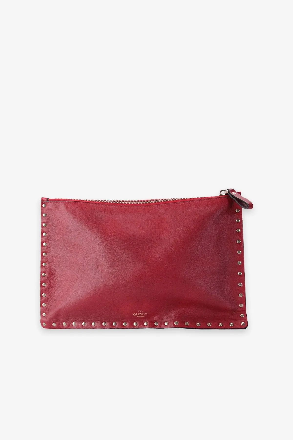 Valentino Red Camo Print Pouche