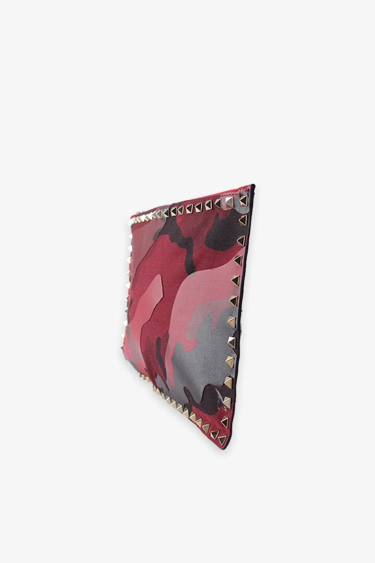 Valentino Red Camo Print Pouche