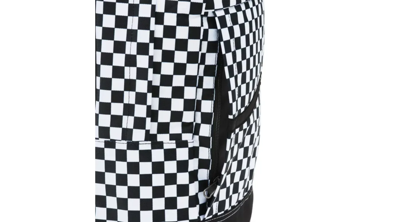 Vans Construct Skool Backpack - Black/White Check