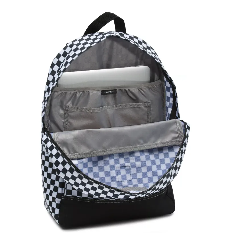 Vans Construct Skool Backpack - Black/White Check