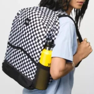 Vans Construct Skool Backpack - Black/White Check