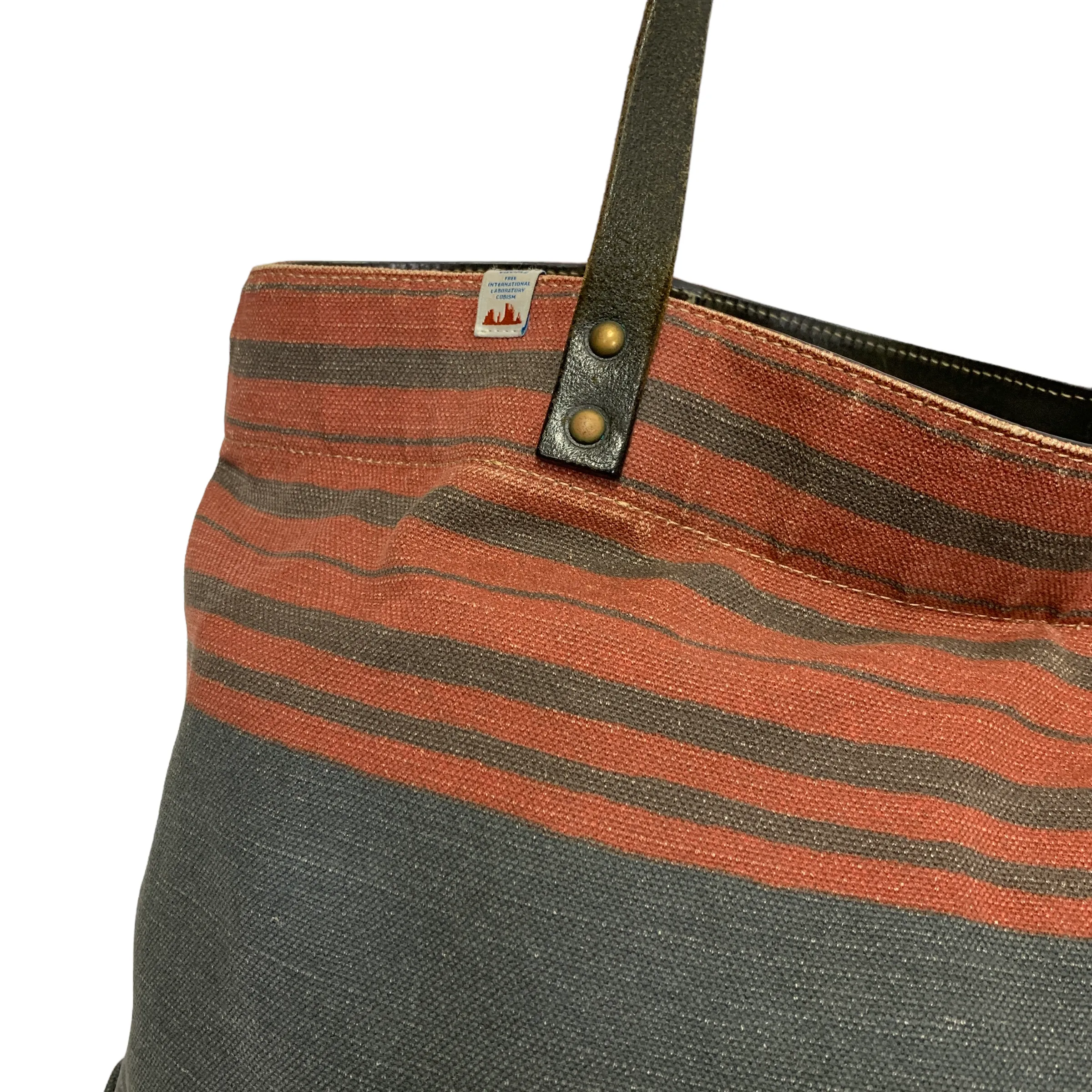 Visvim 2011SS Antique Border Homer Tote Bag
