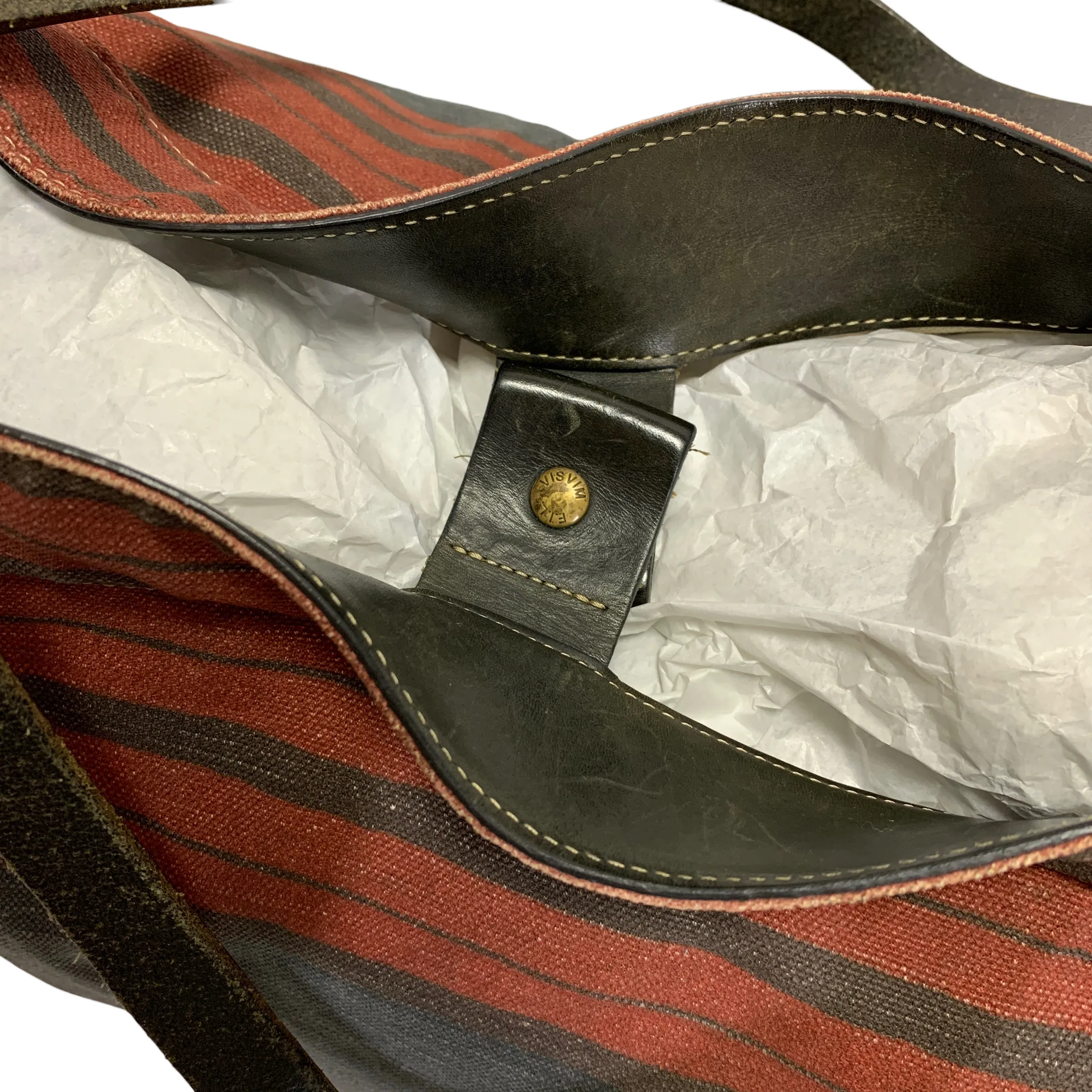 Visvim 2011SS Antique Border Homer Tote Bag