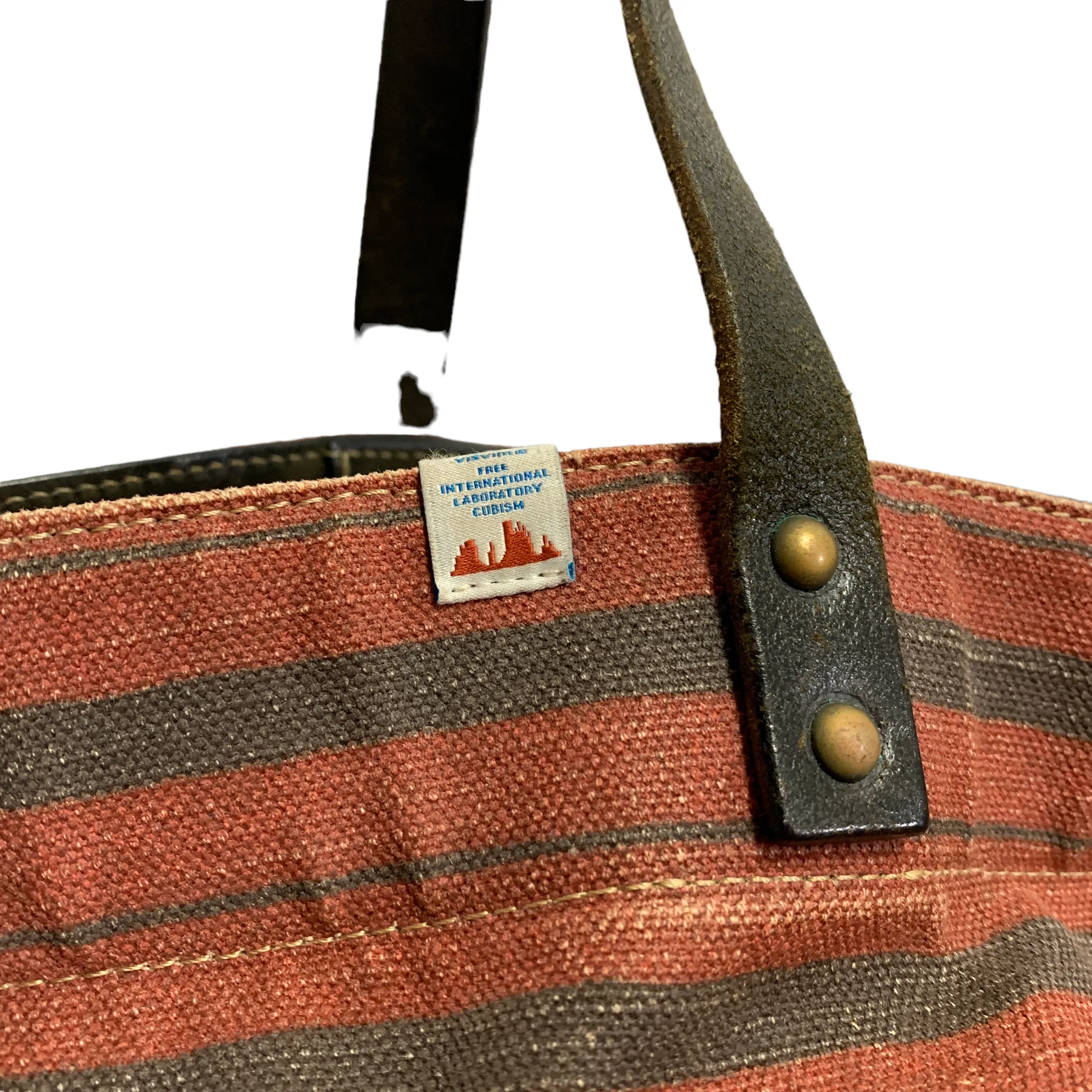 Visvim 2011SS Antique Border Homer Tote Bag