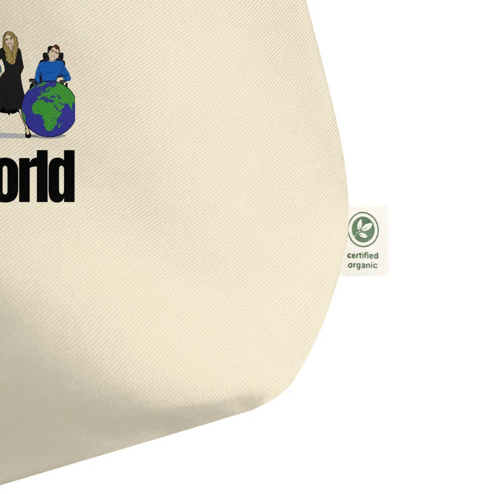 We Are The World - Large organic tote bag