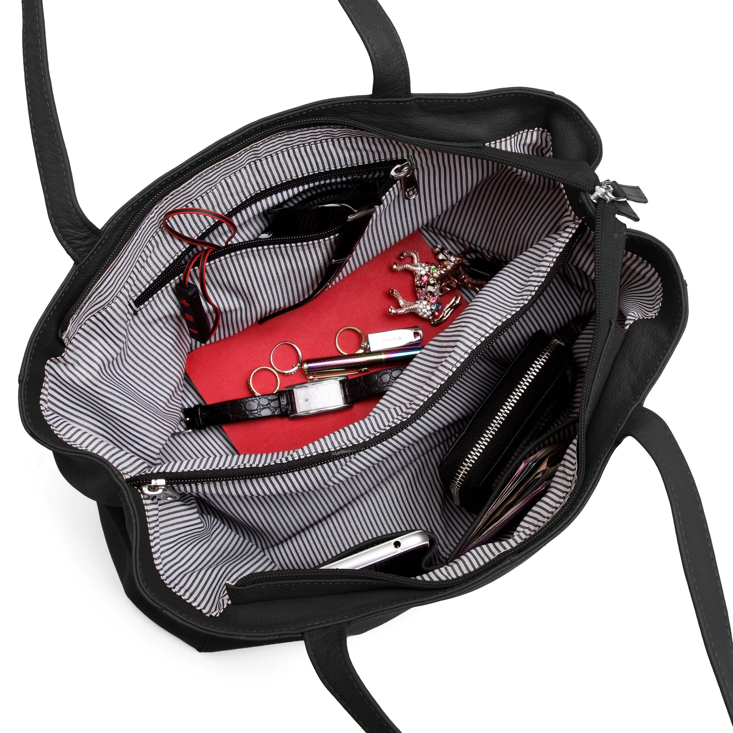 WildHorn® Upper Grain Genuine Leather Ladies Shoulder Bag| Shopping Bag for Girls & Women.