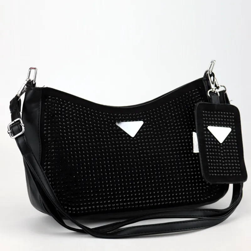 Women Evening Bags Rhinestone Leather Hobo Bags #SH-6678 #22