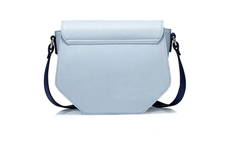 Women Leather Geometry Side Bag Pattern Leather Pattern Shoulder Bag Leather Craft Pattern
