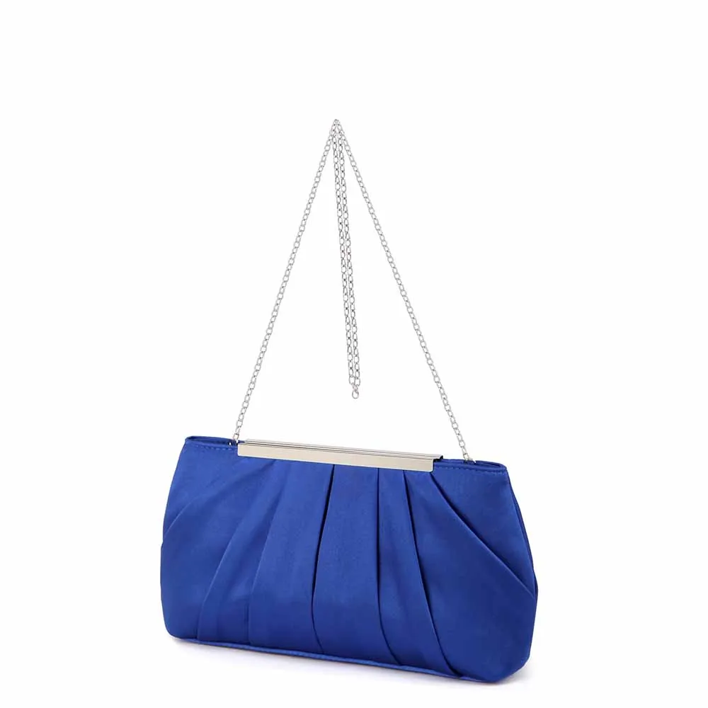Women's Evening Bag Satin Clutch Wedding Bridal Purse Cocktail Party Prom Handbag