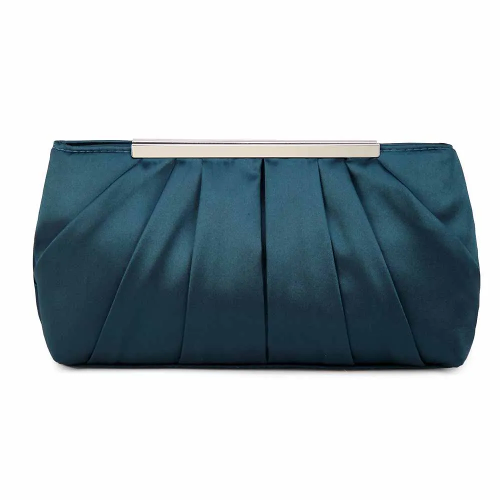Women's Evening Bag Satin Clutch Wedding Bridal Purse Cocktail Party Prom Handbag