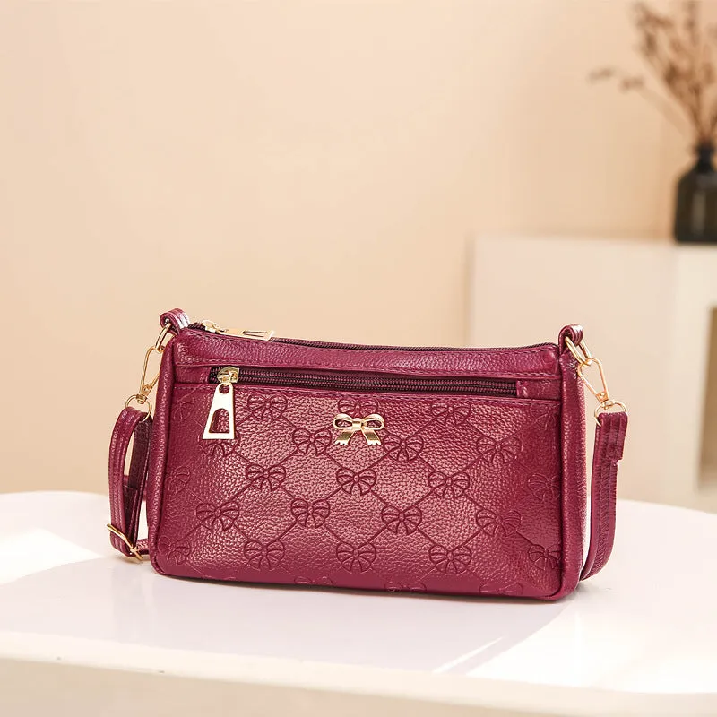 Women's Horse Leather Korean Fashion Stall Running Shoulder Bags