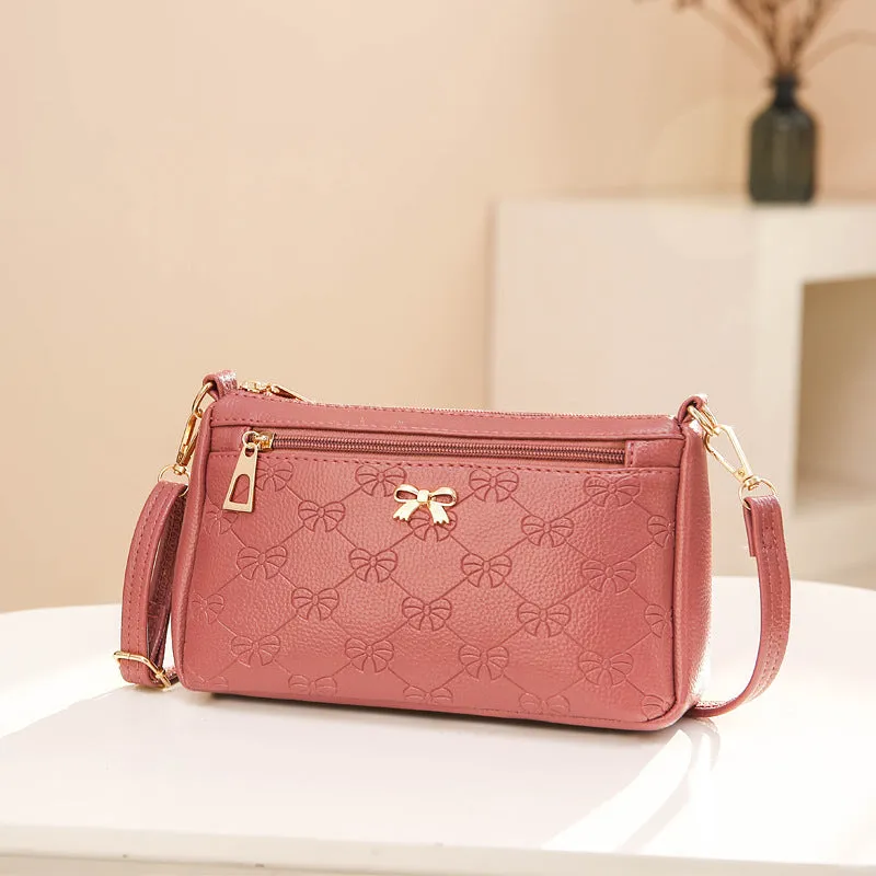 Women's Horse Leather Korean Fashion Stall Running Shoulder Bags
