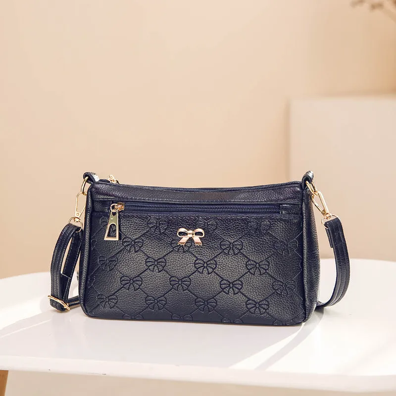 Women's Horse Leather Korean Fashion Stall Running Shoulder Bags