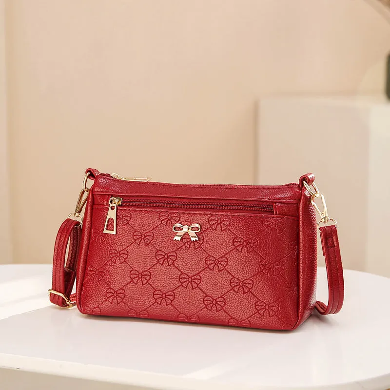 Women's Horse Leather Korean Fashion Stall Running Shoulder Bags