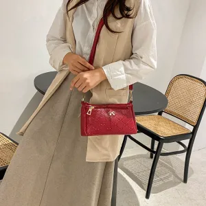 Women's Horse Leather Korean Fashion Stall Running Shoulder Bags