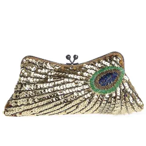 Women's Noble Peacock Sequin Handbag|JaosWish
