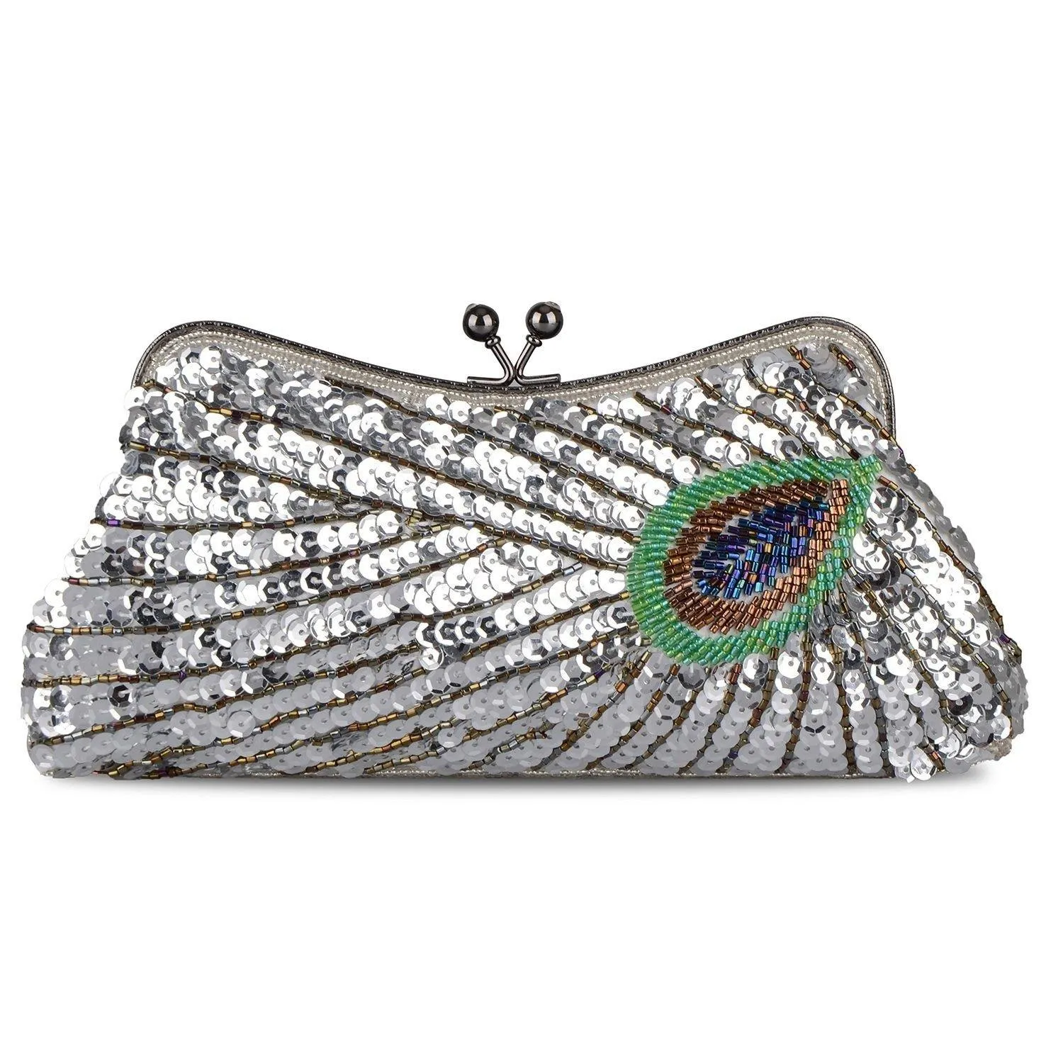 Women's Noble Peacock Sequin Handbag|JaosWish