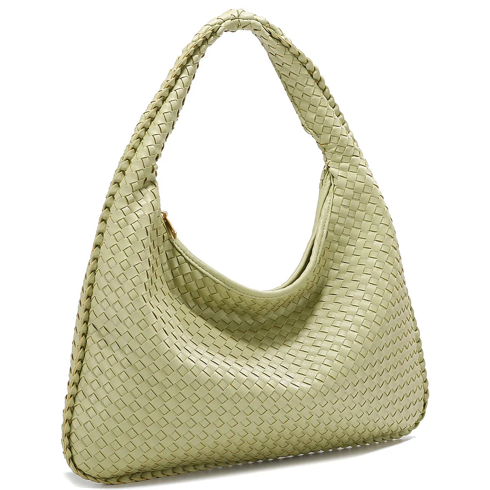 Woven Hobo Bag