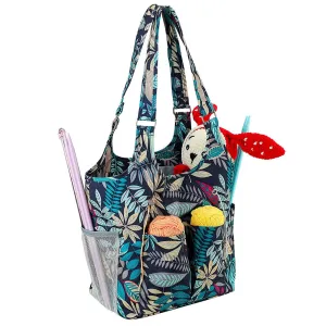 Yarn Tote Bag: Knit on The Go (Bundle48)