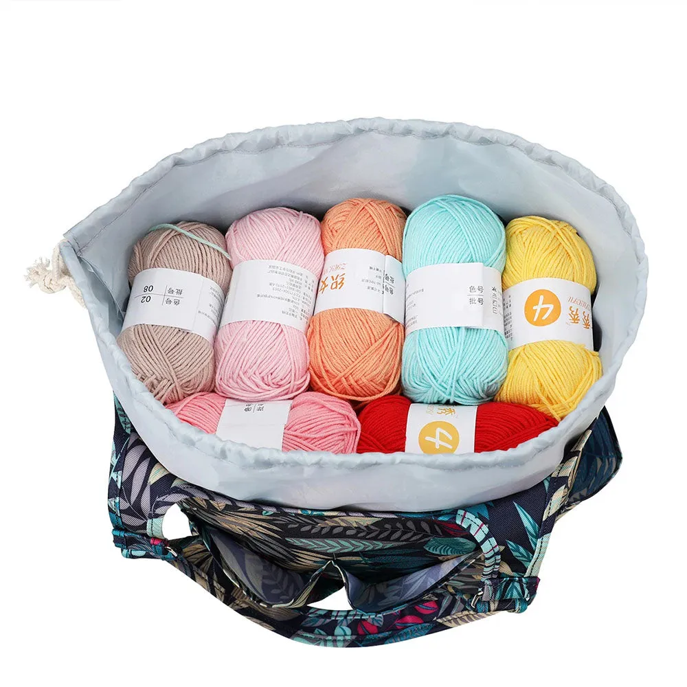 Yarn Tote Bag: Knit on The Go (Bundle48)