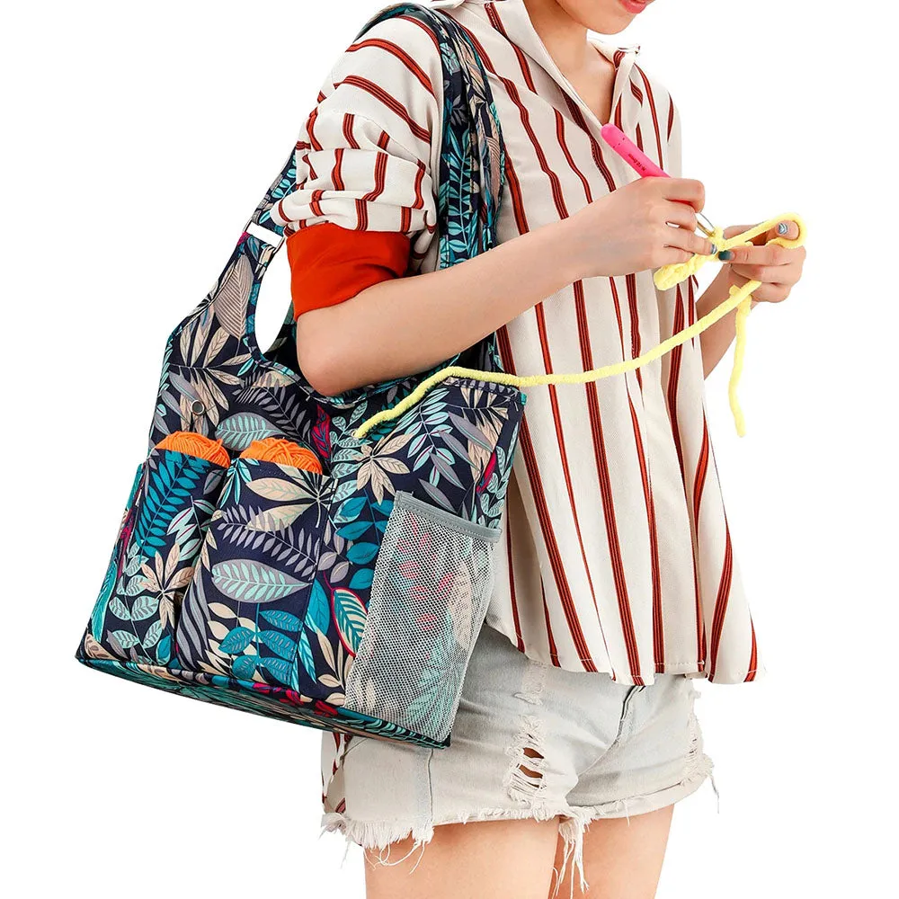 Yarn Tote Bag: Knit on The Go (Bundle48)