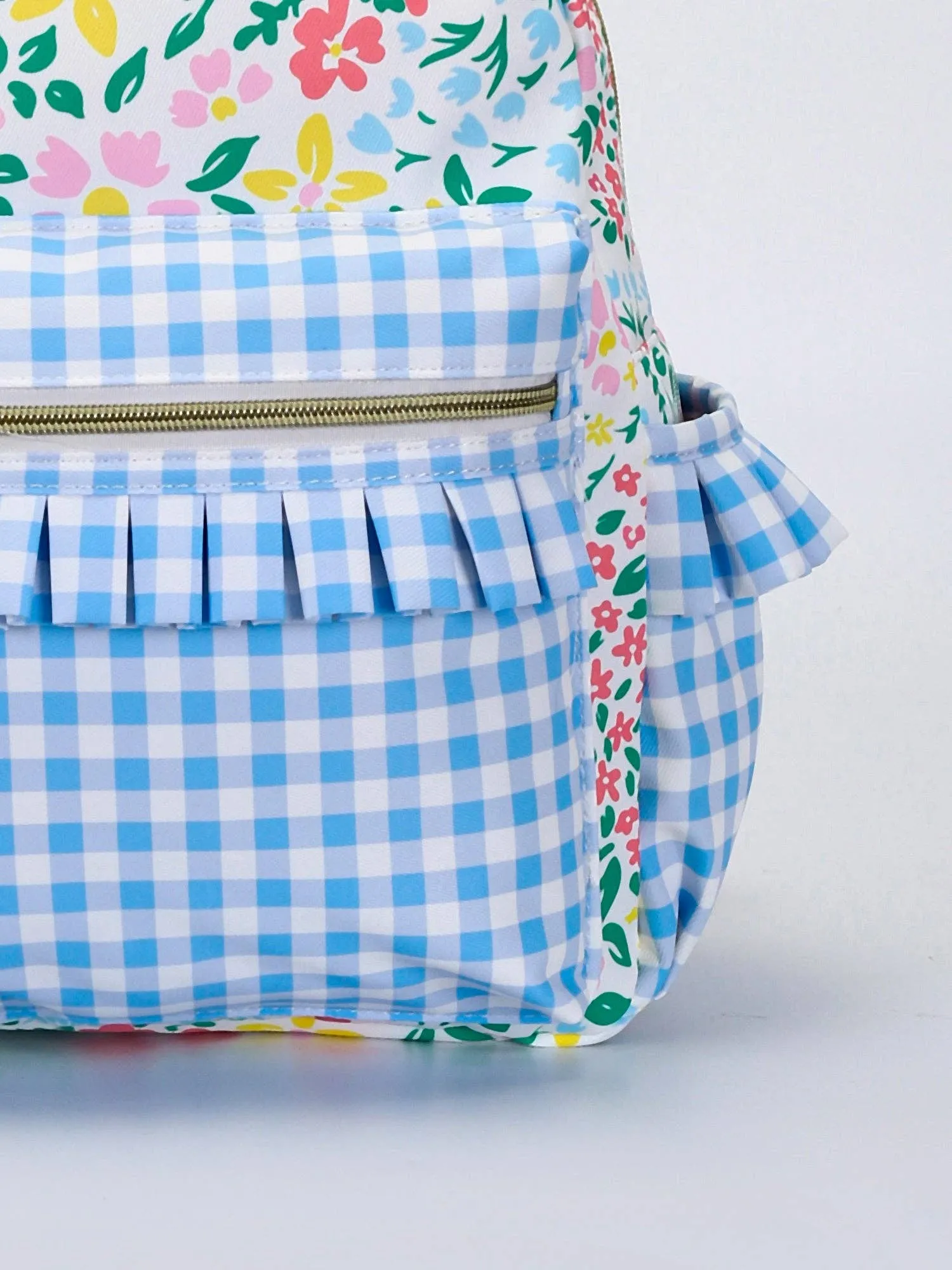 Yellow Flower Kids Ruffle Backpack  BA0097